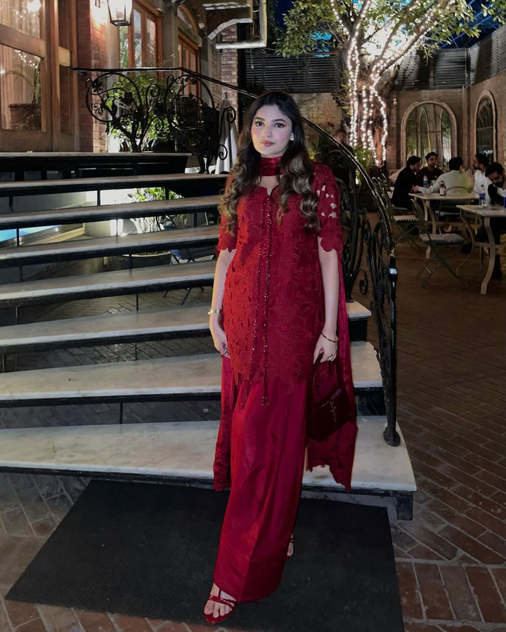 Deep Red Farshi Set