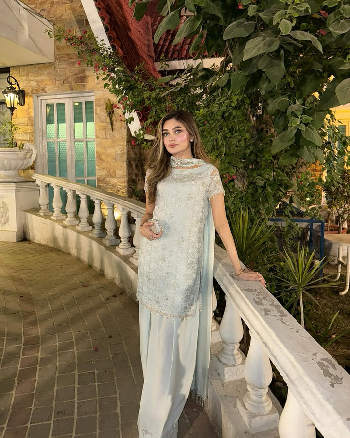 Ice Blue Farshi Set