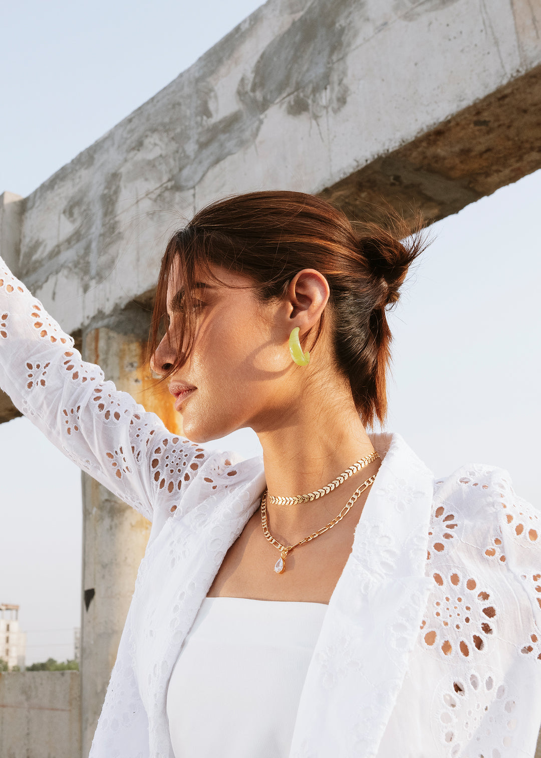 Eyelet Blazer